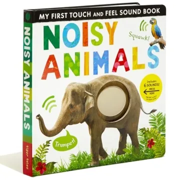 Noisy Animals Interactive Book with Six Sounds for Toddlers