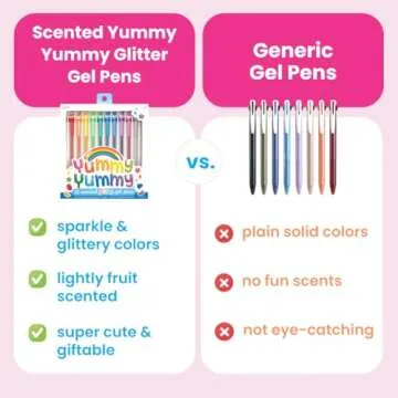 Ooly Scented Yummy Yummy Glitter Gel Pens Set of 12