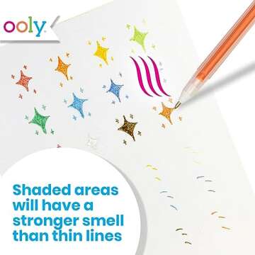 Ooly Scented Yummy Yummy Glitter Gel Pens Set of 12