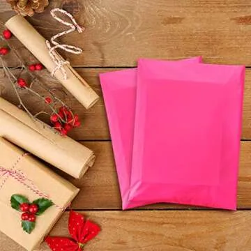 UCGOU Poly Mailers 6x9 Inch Hot Pink 200 Pack Mini #1 Shipping Bags Strong Mailing Envelopes Thick Self Seal Adhesive Waterproof and Tear Proof Boutique Postal Small Business for Jewelry and More