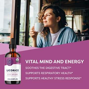 Vimergy Licorice – Promotes Digestive Function* – Benefits Respiratory Health* – USDA Certifie...