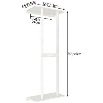 STWWO Wall Towel Rack - Stylish Towel Storage for Small Bathrooms