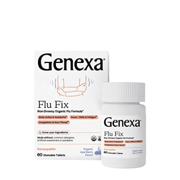 Organic Multi-Symptom Flu Remedy for Kids & Adults - Genexa