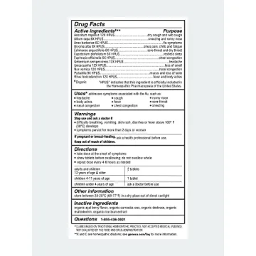 Organic Flu Remedy for Kids & Adults - Genexa