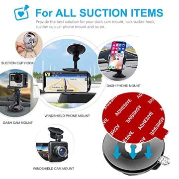 AZXYI High Bond Sticky Adhesive Replacement Kit for Car Mounts