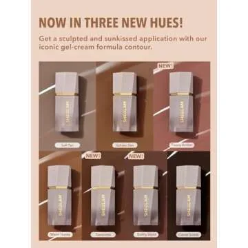 SHEGLAM Sun Sculpt Cool Toned Liquid Contour Stick Long Lasting Cream Bronzer Makeup - Golden Sun