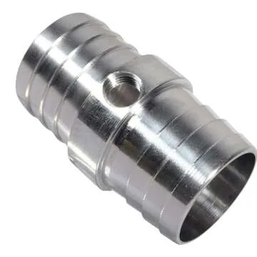 ICT Billet Radiator Hose Barb Coupler with 1/8" NPT Port 1-1/4" Steam Tube Adapter for LS Swap Steam/Coolant Crossover Splice Made in the USA Billet Aluminum AN627-20X125