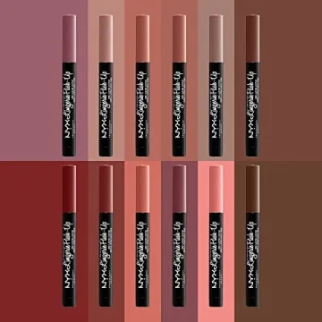 NYX Plumping Matte Lipstick - Long Lasting Beauty in Purple - Embellishment