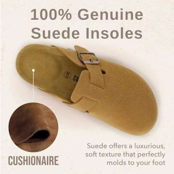 CUSHIONAIRE Hana Women's Clogs for Summer Comfort and Style