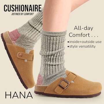 CUSHIONAIRE Hana Women's Clogs for Summer Comfort and Style