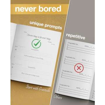 Start With Gratitude: Daily Gratitude Journal | Positivity Diary for a Happier You in Just 5 Minutes a Day