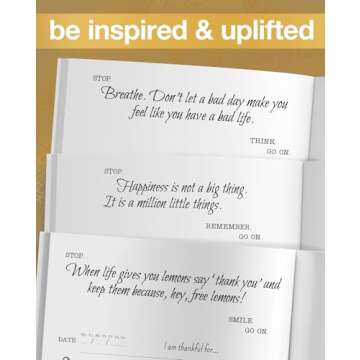 Start With Gratitude: Daily Gratitude Journal | Positivity Diary for a Happier You in Just 5 Minutes a Day