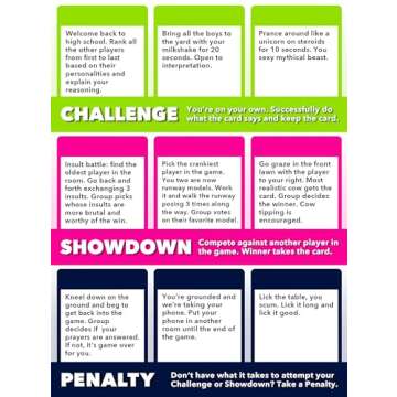 WHATEVER: The Party Game of Awkward Challenges – Hilarious Truth or Dare Style Party Game for Group Game Nights, Bachelorette Parties, and More.