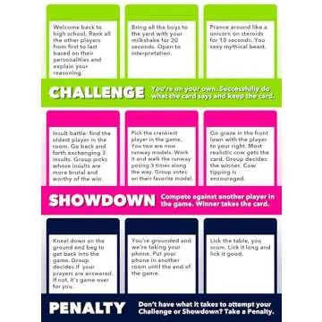 WHATEVER: The Party Game of Awkward Challenges – Hilarious Truth or Dare Style Party Game for Group Game Nights, Bachelorette Parties, and More.