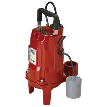 Liberty Pumps PRG101A ProVore Automatic Grinder Pump - 1 HP Red