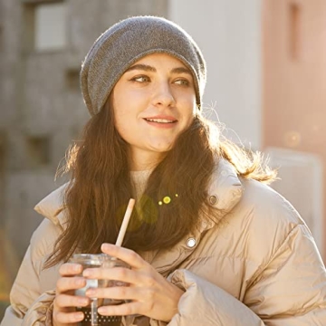 MissShorthair Slouchy Beanie Hat - Warm Winter Knit Style