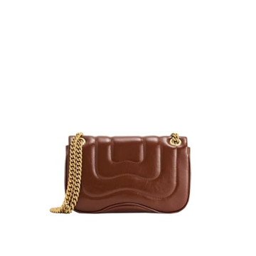 JW PEI Women's Tina Quilted Chain Crossbody - Brown