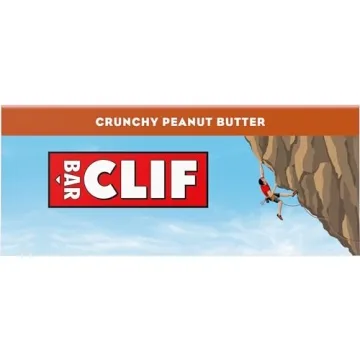 CLIF BAR Crunchy Peanut Butter Energy Bars - 12 Pack