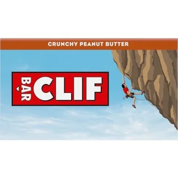 CLIF BAR Crunchy Peanut Butter Energy Bars - 12 Pack