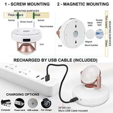 HONGUT 12 Colors Accent Light - Rechargeable Remote Control