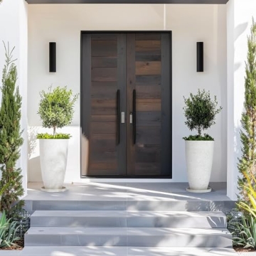 LA Jolie Muse White Planters Set of 2 for Indoor Outdoor