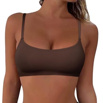 PrettyGuide Women Wireless Pullover Bra - Ultra Comfy Seamless Bralette