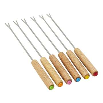 ZWILLING 8" Fondue Pot Set with 6 Forks, For Chocolate, Caramel, Cheese, Sauces and More