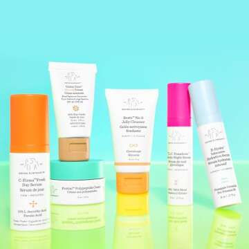 Drunk Elephant The Littles 7.0 - Includes Six Travel-Friendly A.M. and P.M. Essentials - Free of Essential Oils, Silicones & Fragrances