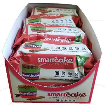Smart Baking Company Smartcake, Sugar Free, Gluten Free, Low Carb, Keto Dessert (Cinnamon, 16 CT)