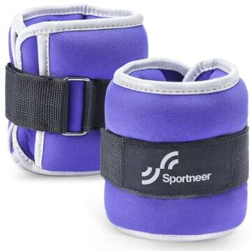 Sportneer Ankle Weights 2lb - Versatile Fitness Gear