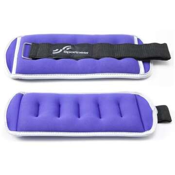 Sportneer Ankle Weights 2lb - Versatile Fitness Gear