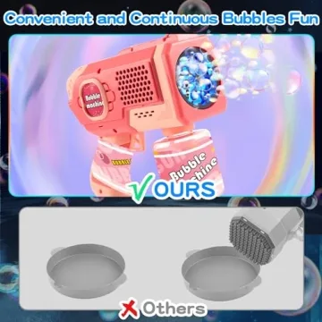 EagleStone Bubble Gun Machine for Kids, Outdoor Fun Toys