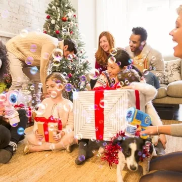 EagleStone Bubble Gun Machine for Kids, Outdoor Fun Toys