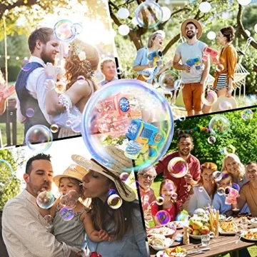 EagleStone Bubble Gun Machine for Kids, Outdoor Fun Toys