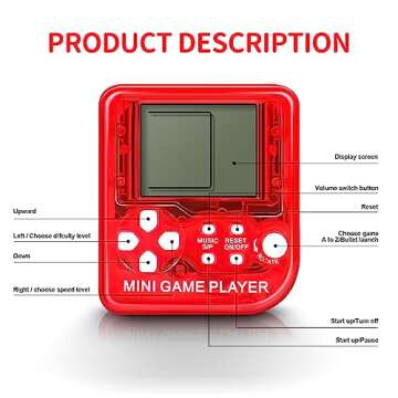 SSRMX 12Pcs Video Game Party Favors for Kids, Arcade Video Game Keychain Video Game Party Supplies