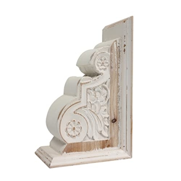 Rustic Distressed Wood Bookends for Stylish Home Organization