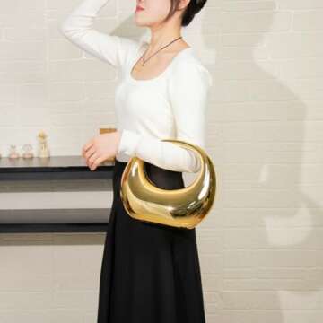 Trendy Acrylic Clutch Purse for Women - Perfect for Day or Night Events