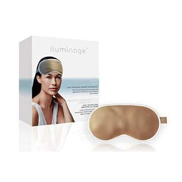 Iluminage. Skin Rejuvenating Eye Mask for Fine Lines Reduction with Anti-Aging Copper Technology