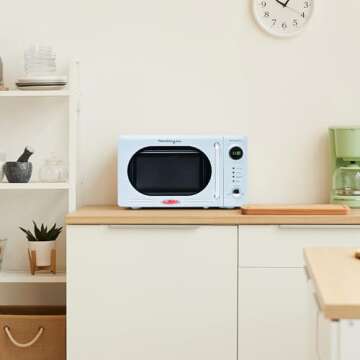 Nostalgia Retro Compact Microwave Oven - Efficient & Stylish