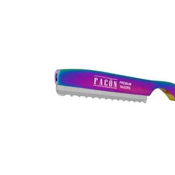 Facón Professional Hair Styling Thinning Texturizing Cutting Faether Razor + 10 Replacement Blades