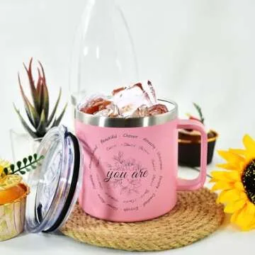 14oz Inspirational Bible Verse Mug for Faithful Women