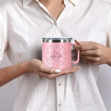 14oz Inspirational Bible Verse Mug for Faithful Women