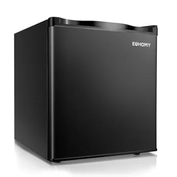 EUHOMY 1.1 Cubic Feet Mini Freezer, Countertop, Single Door Compact Upright Freezer with Reversible ...