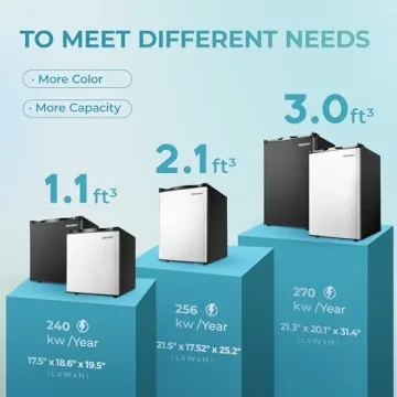 EUHOMY 1.1 Cubic Feet Mini Freezer, Countertop, Single Door Compact Upright Freezer with Reversible Door, Removable Shelves, Small freezer for Home/Dorms/Apartment/Office, New Black