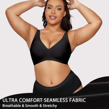 Gailife Deep V Wireless Push Up Bra for Ultimate Comfort