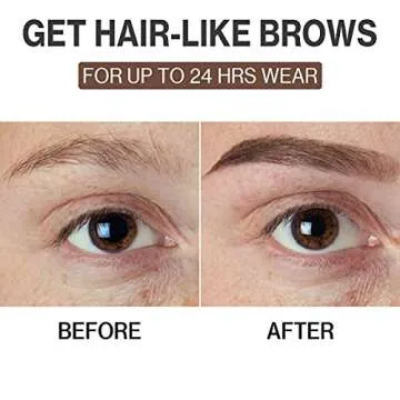 Eyebrow Pen - iMethod Upgrade Eyebrow TattooPen, Eyebrow Makeup, Long Lasting, Waterproof and Smudge-proof, Light Brown