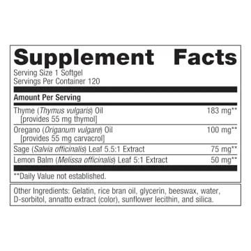 Metagenics CandiBactin-AR Gut Health Essential Oils Supplement