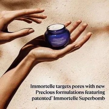 L’OCCITANE Immortelle Precious Cream: Minimize Pore Appearance, Hydrating, Refine Skin Texture, Smooth Fine Lines in Just 2 Weeks*, With Immortelle Essential Oil