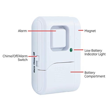 Wireless Burglar Alert System - 4 Pack