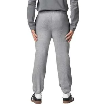 Gildan Men's Fleece Elastic Bottom Sweatpants with Pockets